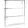 Nexel 4 Shelf Starter Chrome Shelving System 60x74"