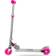 Xootz Light Up LED Folding Scooter Pink