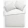 John Lewis Chunky Washed Cotton Seersucker Grey Pillow Case White, Grey (75x50cm)