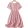 Shein Lune Plus Size Ditsy Floral Print Round Neck Dress