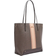 River Island Monogram Stripe Shopper Bag - Brown