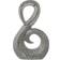 Alexandra House Living Ceramic Silver Prydnadsfigur 38cm