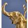 WERNS Elephant hand Painted Multicolour Candlestick 46.5cm
