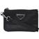 Prada Læder Clutch Taske med Aftagelig Strop - Sort