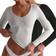 Shein Womens Solid VNeck Long Sleeve Minimalist TShirt Casual Daily Wear