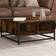 vidaXL Engineered Wood Smoked Oak Soffbord 60.5x60.5cm