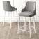 Corrigan Studio Pearlene Grey Bar Stool 105cm 16pcs