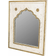 Alexandra House Living Mango Wood Golden/White Väggspegel 40x51cm