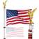 Yescom Eagle Topper Telescopic Flag Pole Kit