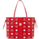 MCM Liz Shopper In Maxi Visetos Medium - Red/Candy Red