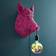 WERNS Wild Boar Willy Magenta Wall light