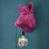 WERNS Wild Boar Willy Magenta Wall light