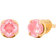 Kate Spade Pop Of Joy Flower Studs - Gold/Pink