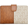 Michael Kors Jet Set Medium Two Tone Logo Wallet - Deer Multi