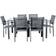 Alexandra House Living Spisebordsæt Med Stole 7 Dele Grey Dining Set 7pcs