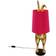 WERNS Hiding Bunny Gold/Magenta Tischlampe 74cm