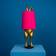 WERNS Hiding Bunny Gold/Magenta Tischlampe 74cm