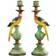 WERNS Parrot Green/Blue/Yellow Candle Holder 39.5cm 2pcs