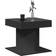 vidaXL Chipboard with LED Black