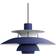 Louis Poulsen PH 5 Monochrome Dusty Indigo Pendant Lamp 50cm