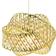 Happy Homewares Triple Ring Yellow Pendant Lamp 30cm