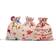 faroot 24Days Hanging Drawstring Candy Bags with Stickers Christmas Adventskalender
