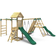 Rebo Wooden Climbing Frame with Swings