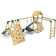 Rebo Wooden Climbing Frame with Swings