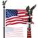 Yescom Eagle Topper Telescopic Flag Pole Kit