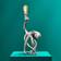 WERNS Octopus Otto Silver Bordslampa 54cm
