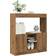vidaXL Engineered Wood Artisan Oak Skænk 92x100cm