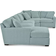 Macy's Radley Heavenly Robinsegg Blue Sofa 148" 4pcs 3 Seater