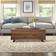 Birch Lane Dinora Dark Brown Coffee Table 15x46"