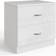 Fwstyle Nightstand White Bedside Table 35x45cm