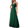 Shein EVER-PRETTY Cami Bridesmaid Dress with Solid Color Ruffles, Draped, Backless