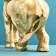 WERNS Elephant Kimba Gold Small Table 46cm