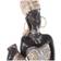 Alexandra House Living African Lady White/Golden Figurine