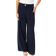 Wallis Stripe Wide Leg Trouser - Navy