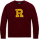 Ralph Lauren Big Fit Cotton Letterman Sweater - Classic Wine