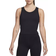 Nike Women's One Fitted Dri Fit Strappy Cropped Tank Top - Black