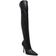 Steve Madden Women's Lorinda Over-The-Knee Stretch Boots Black 11M