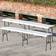 Neo Set Of Two Indoor Outdoor Plastic Folding - White Garden Bench