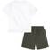 Nike Baby Sportswear Club Specialty French Terry Shorts Set - Cargo Khaki (66L775-F84)