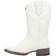 Roper Little Kid's Galore Glitter Square Toe Cowboy Boots - White