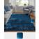 Grand Bazaar Hand Tufted Glam Modern Contemporary Rug Blue 24x40"