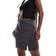 Object Tailored Mini Skirt With Notch Front - Gray