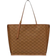 MCM Himmel Shopper In Lauretos Medium - Cognac