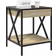 vidaXL LED Infinity Sonoma Oak Sängbord 40x40cm