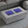 vidaXL Infinity LED Rectangular Concrete Grey