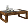 vidaXL Infinity LED Smoked Oak Coffee Table 30x90cm